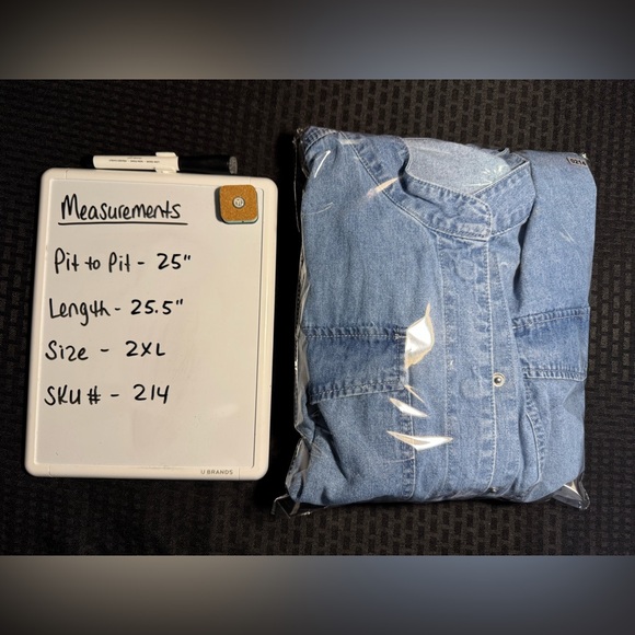 Women's Blue Jean Jacket - Picture 8 of 8